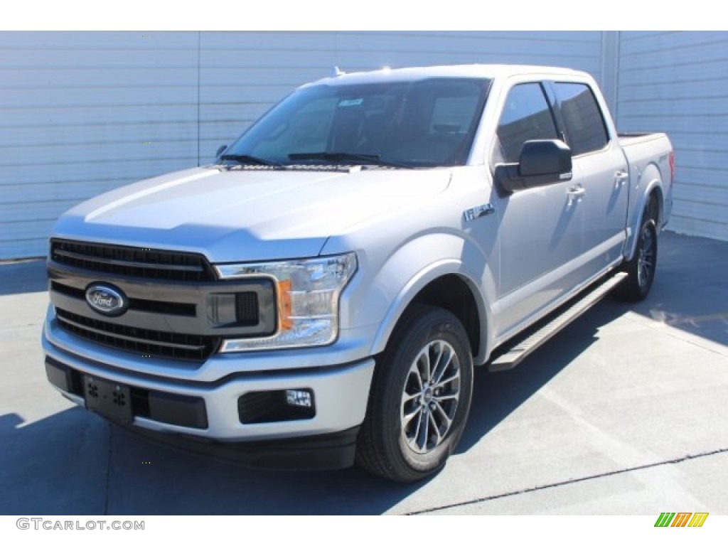 2018 F150 XLT SuperCrew - Ingot Silver / Black photo #4