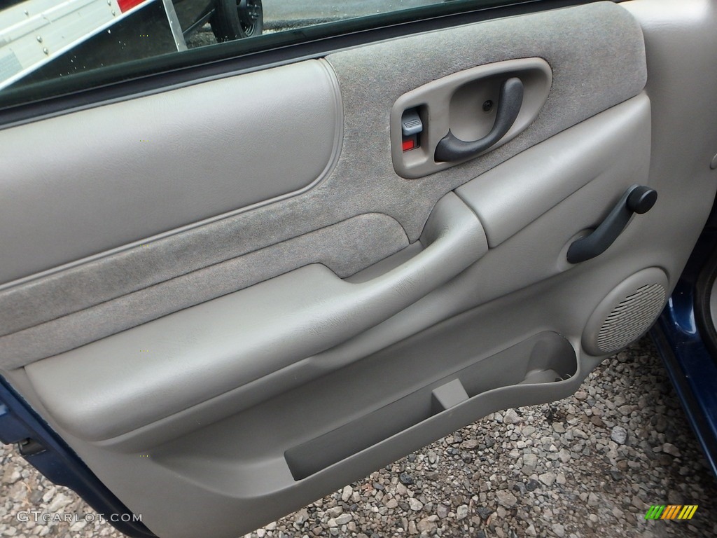 2001 S10 LS Extended Cab - Indigo Blue Metallic / Medium Gray photo #10