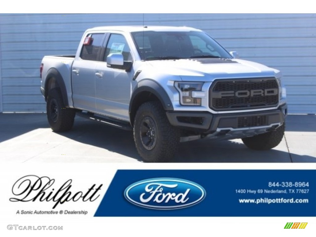 2018 F150 SVT Raptor SuperCrew 4x4 - Ingot Silver / Black photo #1