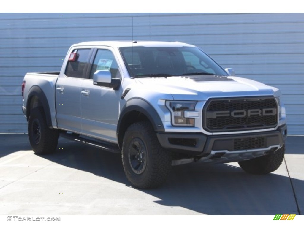 2018 F150 SVT Raptor SuperCrew 4x4 - Ingot Silver / Black photo #2