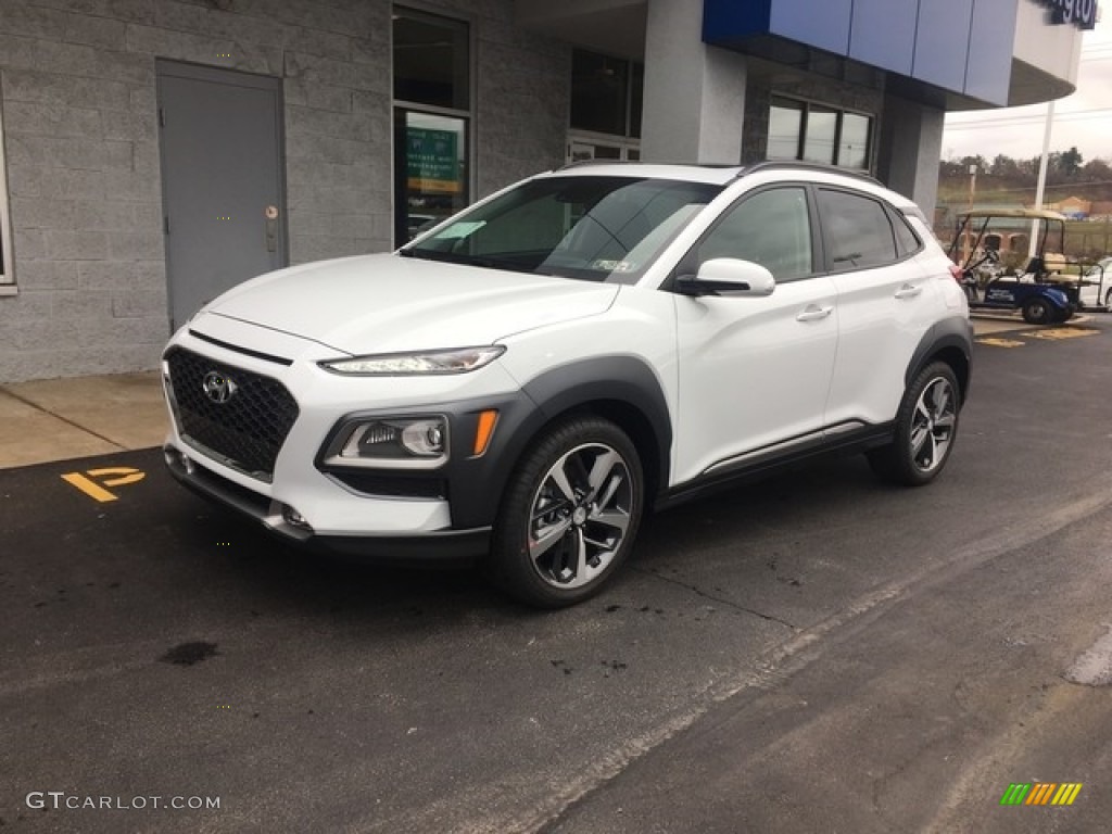 2019 Kona Limited AWD - Chalk White / Black photo #21