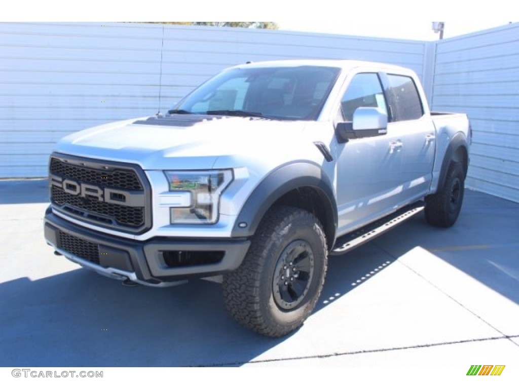 Ingot Silver 2018 Ford F150 SVT Raptor SuperCrew 4x4 Exterior Photo #130739186
