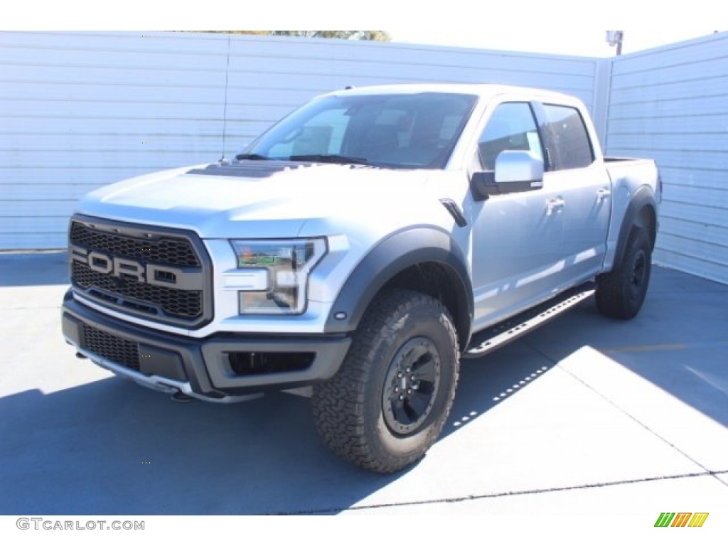 2018 F150 SVT Raptor SuperCrew 4x4 - Ingot Silver / Black photo #4