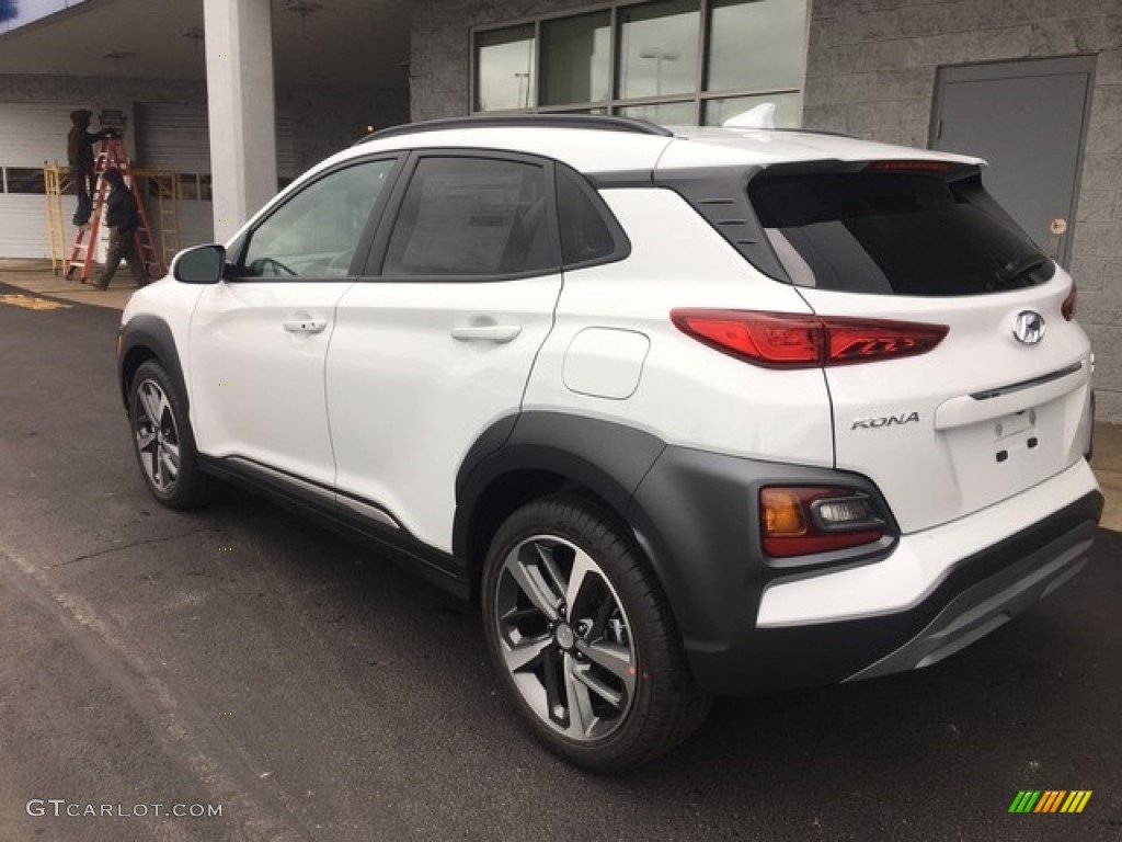 2019 Kona Limited AWD - Chalk White / Black photo #26