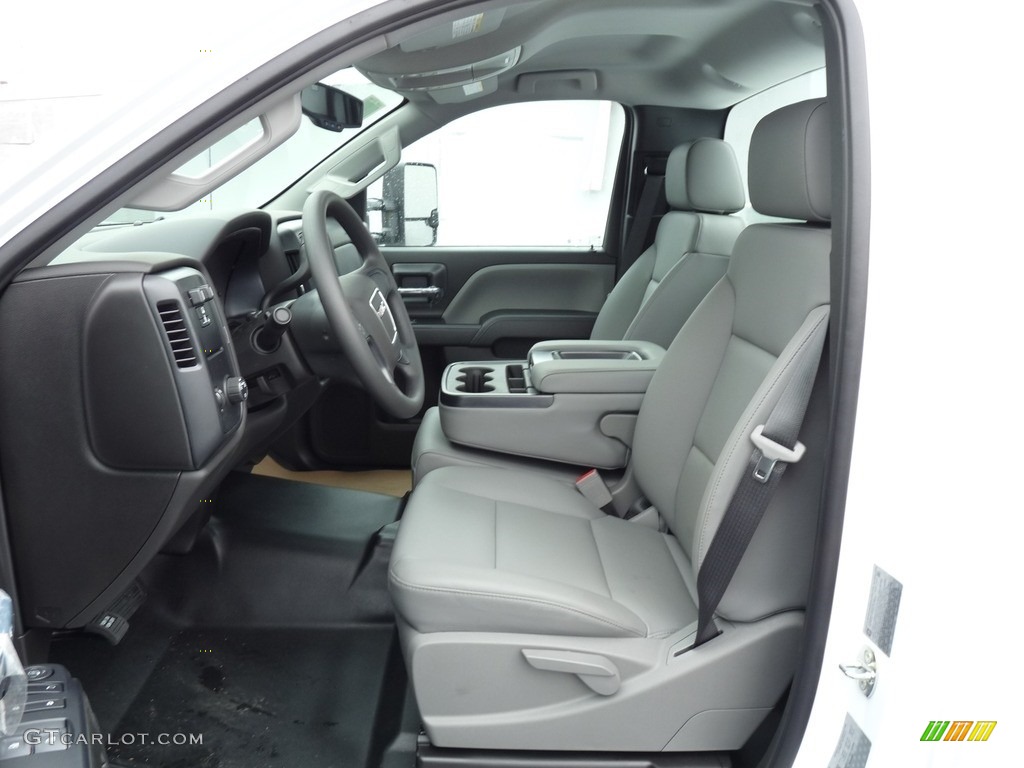 Dark Ash/Jet Black Interior 2019 GMC Sierra 3500HD Regular Cab Utility Truck Photo #130739468