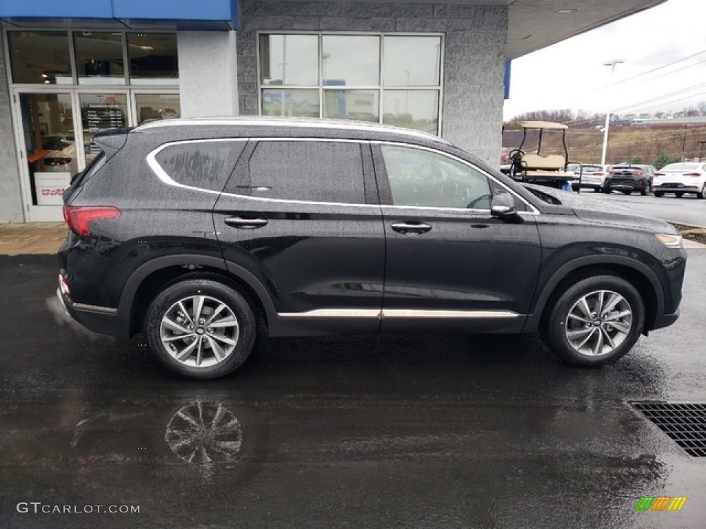 2019 Santa Fe Limited AWD - Twilight Black / Black photo #9