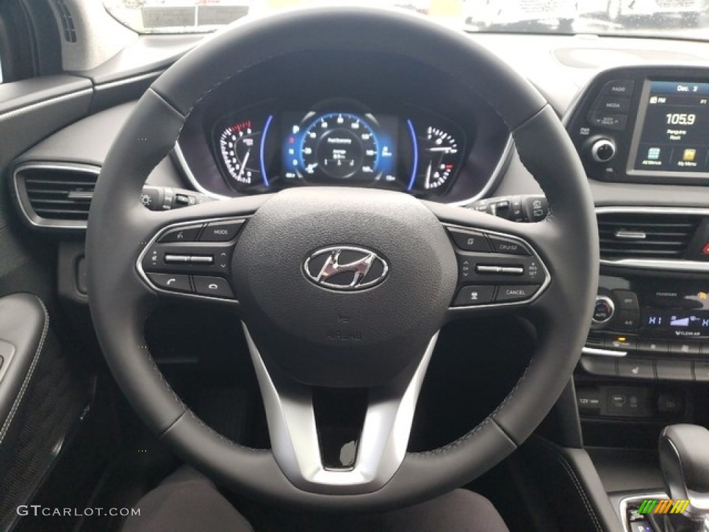 2019 Santa Fe Limited AWD - Twilight Black / Black photo #19