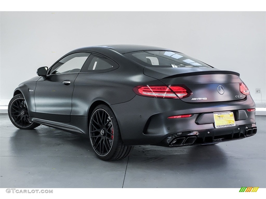 2019 C AMG 63 S Coupe - designo Graphite Grey Magno (Matte) / Magma Grey/Black photo #2