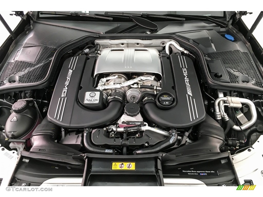 2019 Mercedes-Benz C AMG 63 S Coupe 4.0 Liter biturbo DOHC 32-Valve VVT V8 Engine Photo #130747089