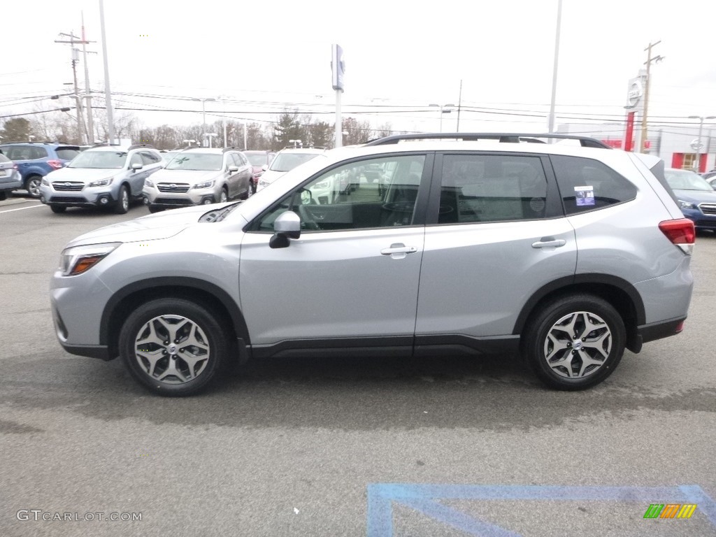 2019 Forester 2.5i Premium - Ice Silver Metallic / Black photo #7