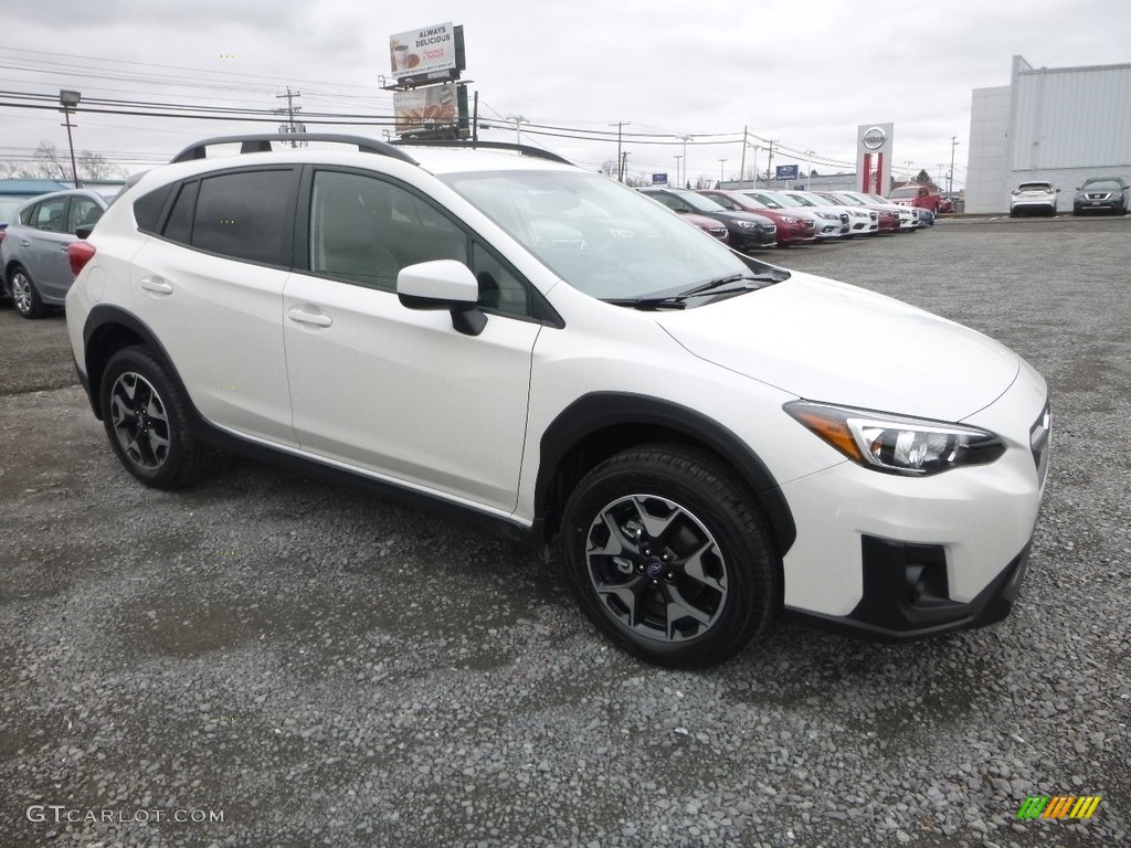 2019 Crosstrek 2.0i Premium - Crystal White Pearl / Gray photo #1