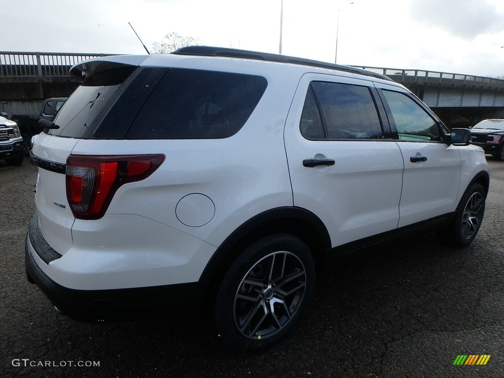 2019 Explorer Sport 4WD - White Platinum / Medium Black photo #2