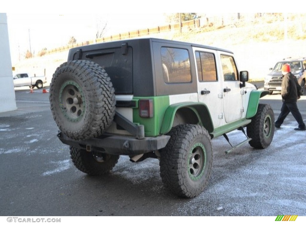 2010 Wrangler Unlimited Sahara 4x4 - Stone White / Dark Slate Gray/Medium Slate Gray photo #6