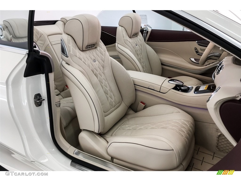 designo Porcelain/Titian Red Interior 2019 Mercedes-Benz S S 560 Cabriolet Photo #130748844