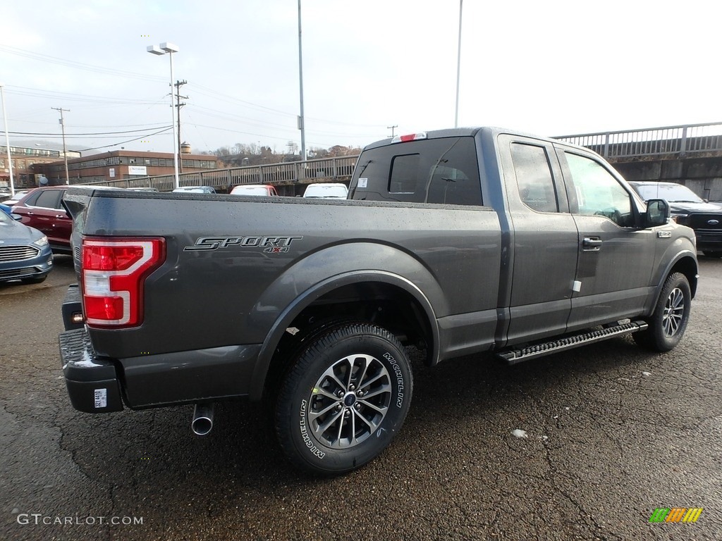 2019 F150 XLT SuperCab 4x4 - Magnetic / Black photo #2