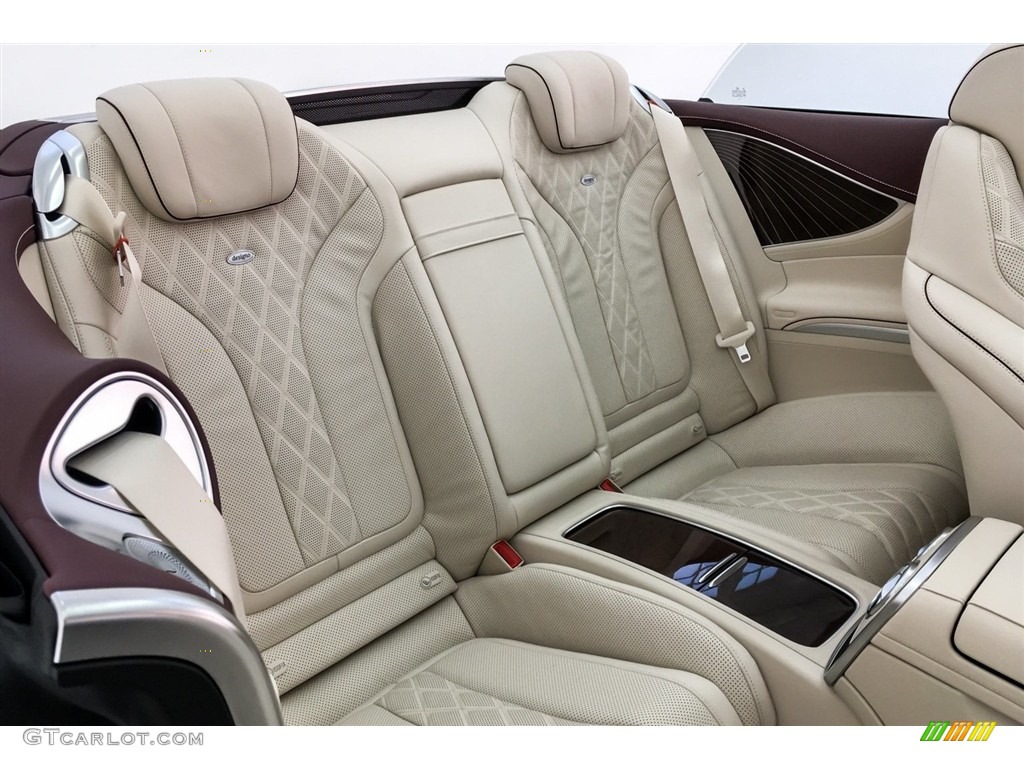 2019 Mercedes-Benz S S 560 Cabriolet Rear Seat Photo #130749036
