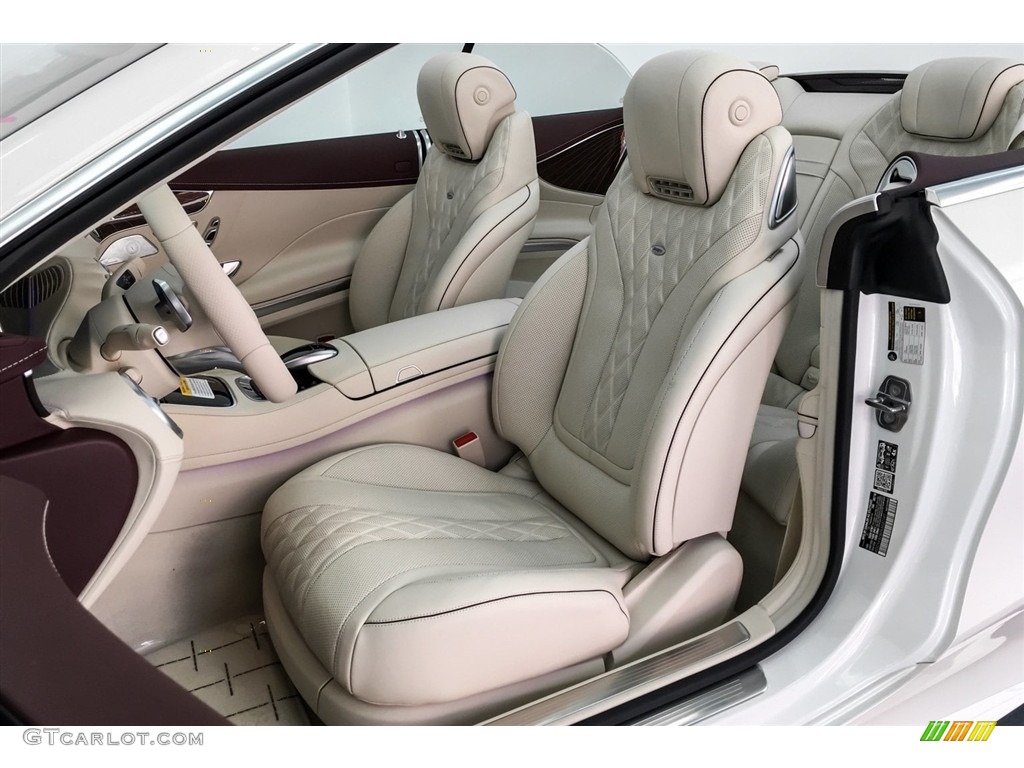 2019 S S 560 Cabriolet - designo Diamond White Metallic / designo Porcelain/Titian Red photo #15