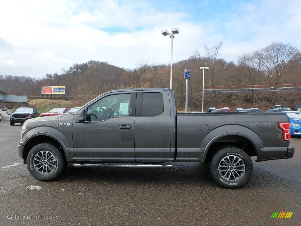 2019 F150 XLT SuperCab 4x4 - Magnetic / Black photo #5