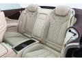 2019 Mercedes-Benz S designo Porcelain/Titian Red Interior Rear Seat Photo
