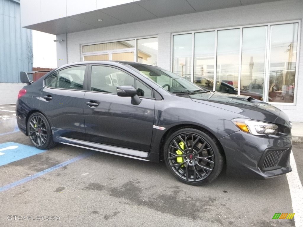 Dark Gray Metallic 2019 Subaru WRX STI Exterior Photo #130749678