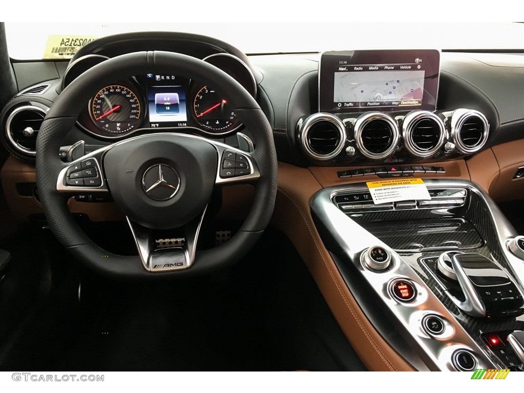 2019 AMG GT C Roadster - designo Diamond White Metallic / Saddle Brown photo #4