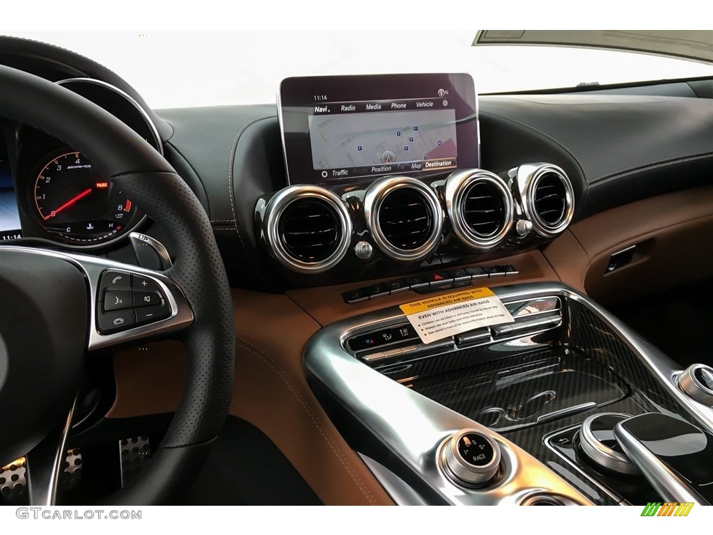 2019 AMG GT C Roadster - designo Diamond White Metallic / Saddle Brown photo #5