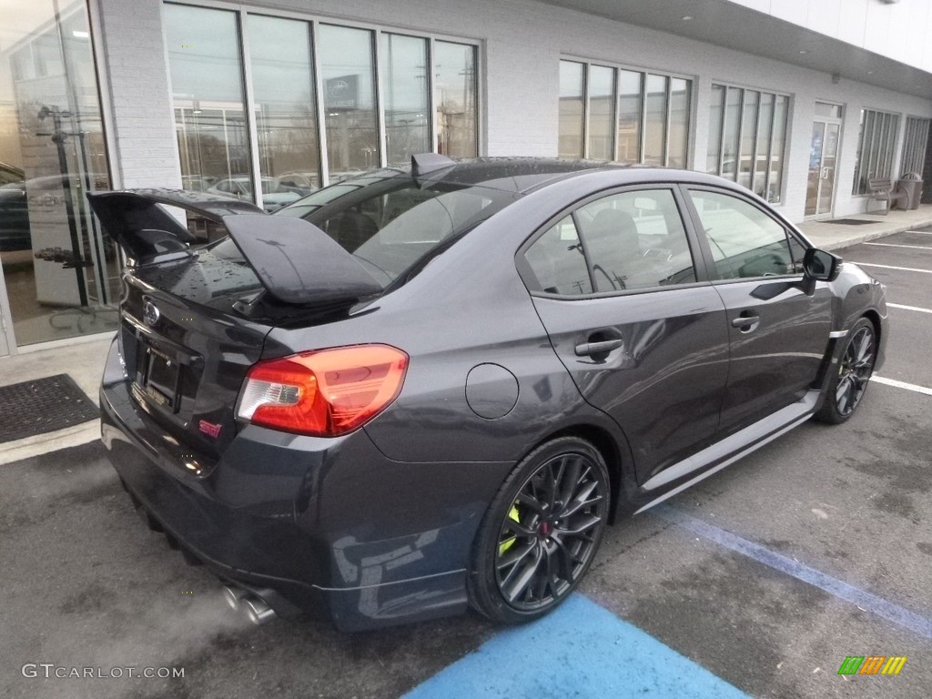 2019 WRX STI - Dark Gray Metallic / Black Ultrasuede/Carbon Black photo #4