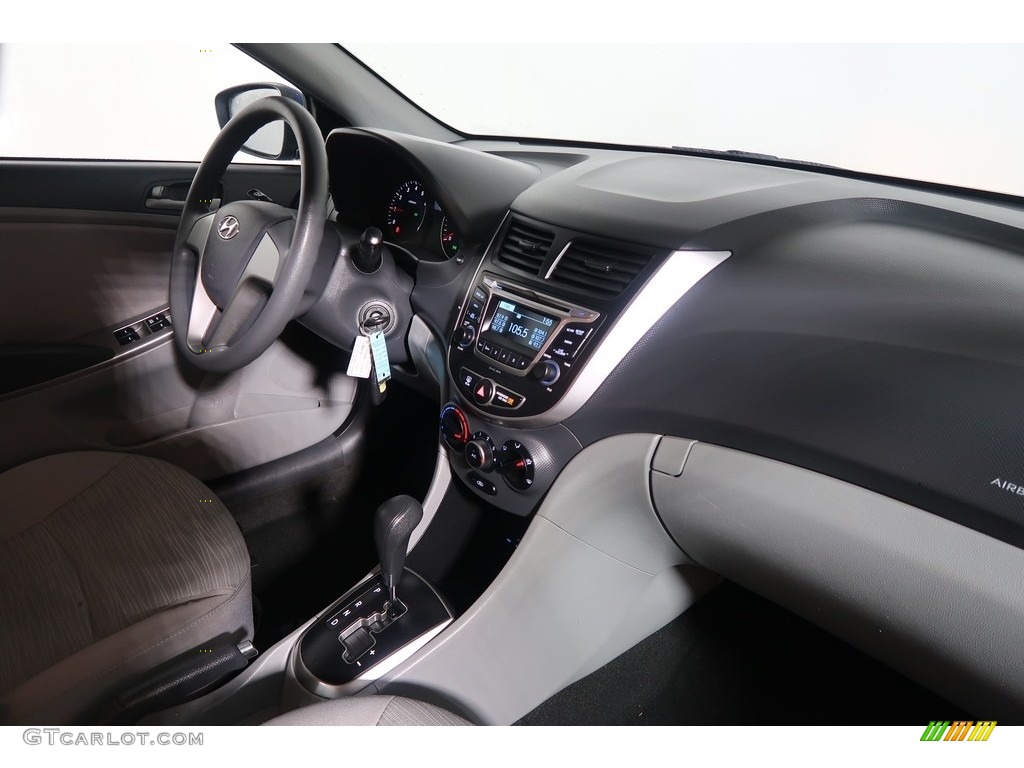 2016 Accent SE Sedan - Pacific Blue / Gray photo #14