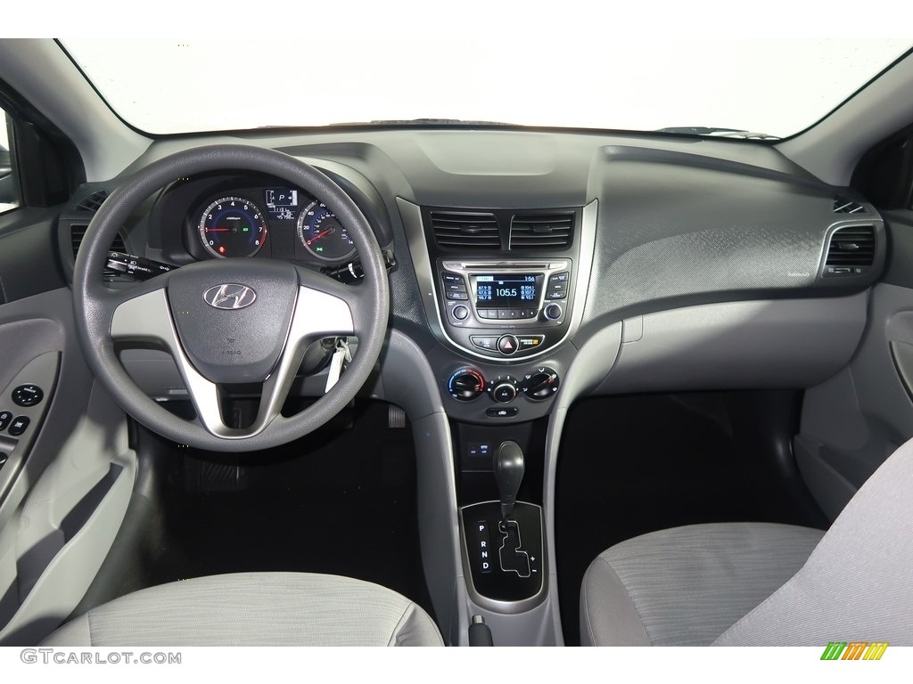 2016 Accent SE Sedan - Pacific Blue / Gray photo #15