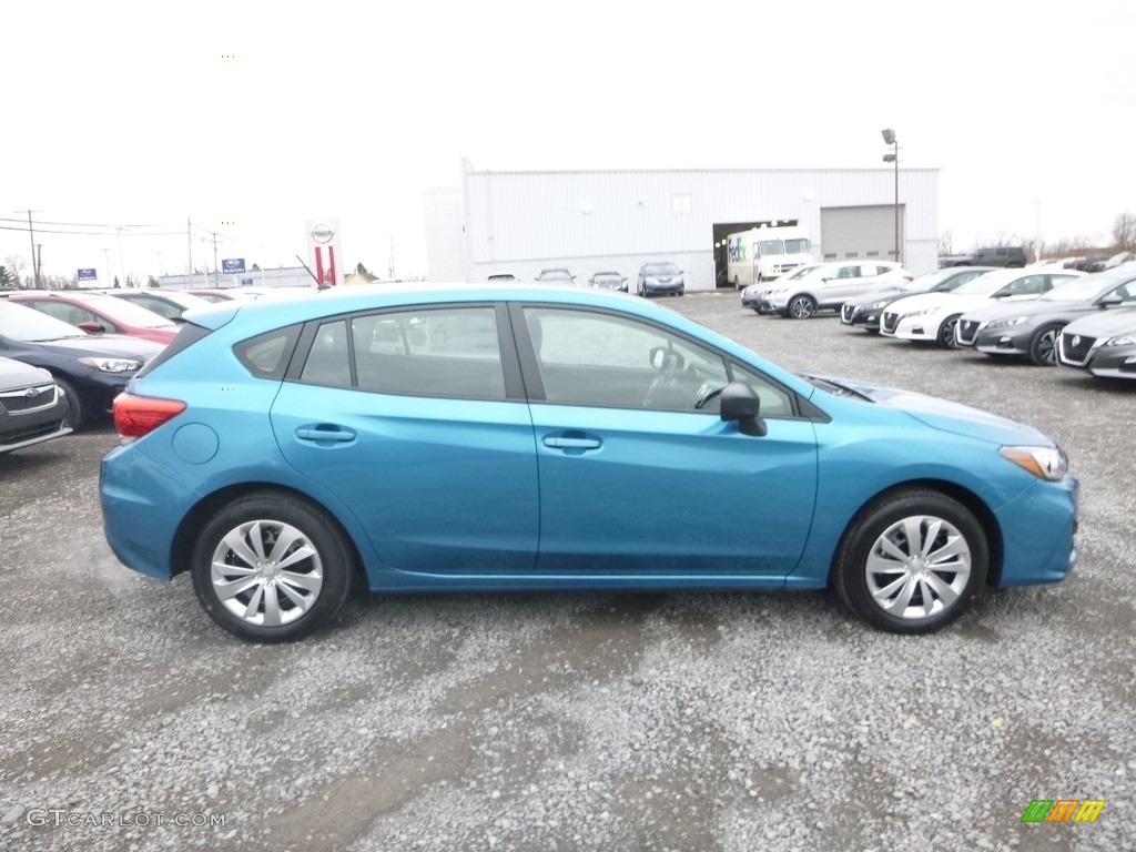 2019 Impreza 2.0i 5-Door - Island Blue Pearl / Black photo #3