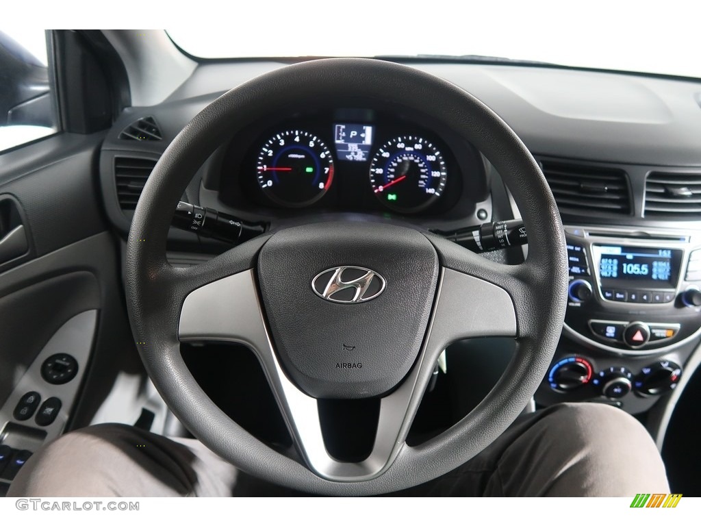 2016 Accent SE Sedan - Pacific Blue / Gray photo #19