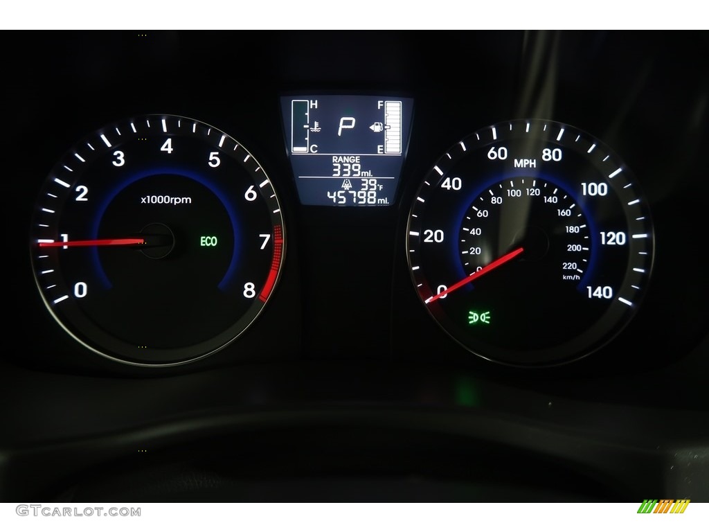 2016 Accent SE Sedan - Pacific Blue / Gray photo #21