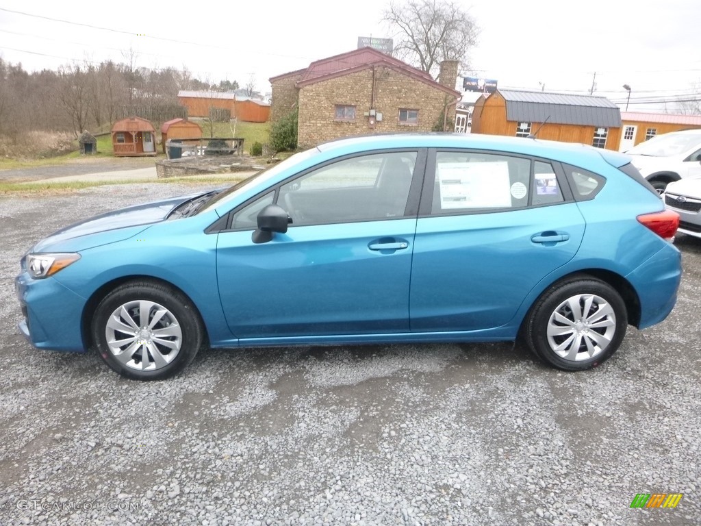 2019 Impreza 2.0i 5-Door - Island Blue Pearl / Black photo #7