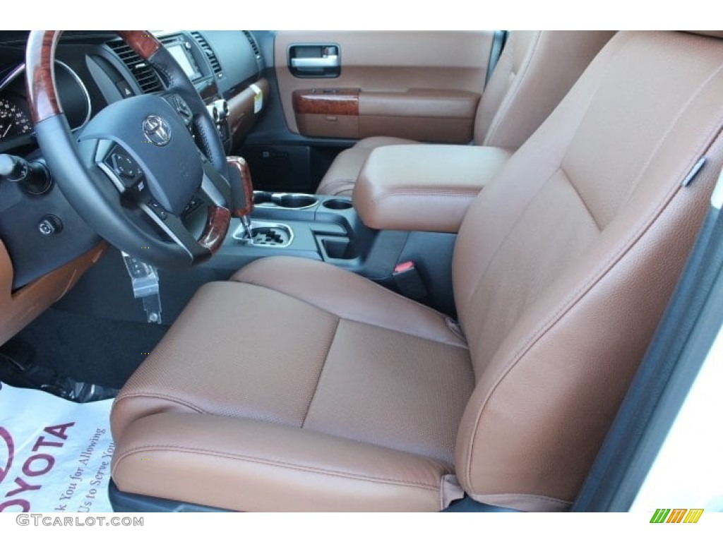 Red Rock Interior 2019 Toyota Sequoia Platinum 4x4 Photo #130750929