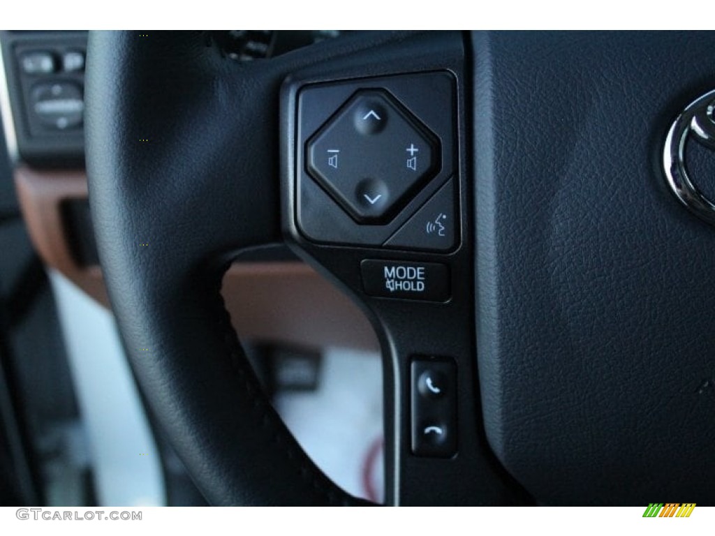 2019 Toyota Sequoia Platinum 4x4 Red Rock Steering Wheel Photo #130751061