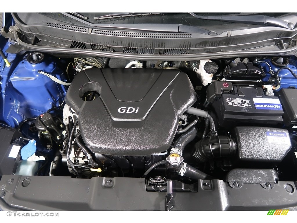 2016 Accent SE Sedan - Pacific Blue / Gray photo #34