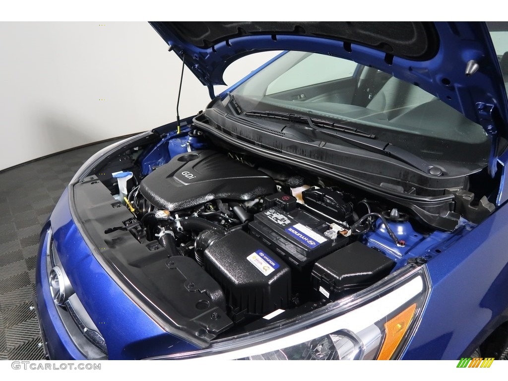 2016 Accent SE Sedan - Pacific Blue / Gray photo #35
