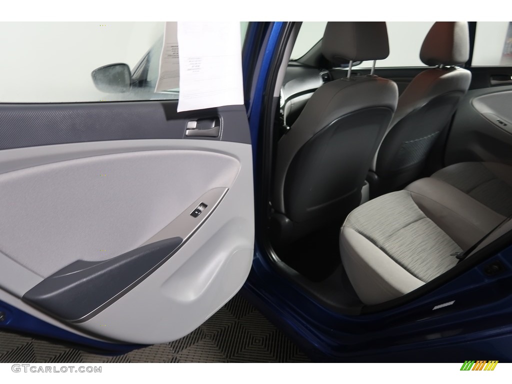 2016 Accent SE Sedan - Pacific Blue / Gray photo #37