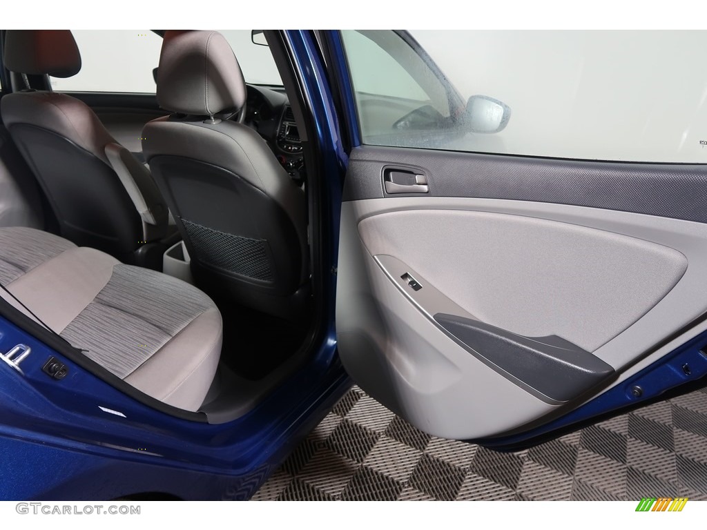 2016 Accent SE Sedan - Pacific Blue / Gray photo #38