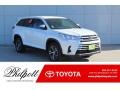 2019 Blizzard Pearl White Toyota Highlander LE  photo #1