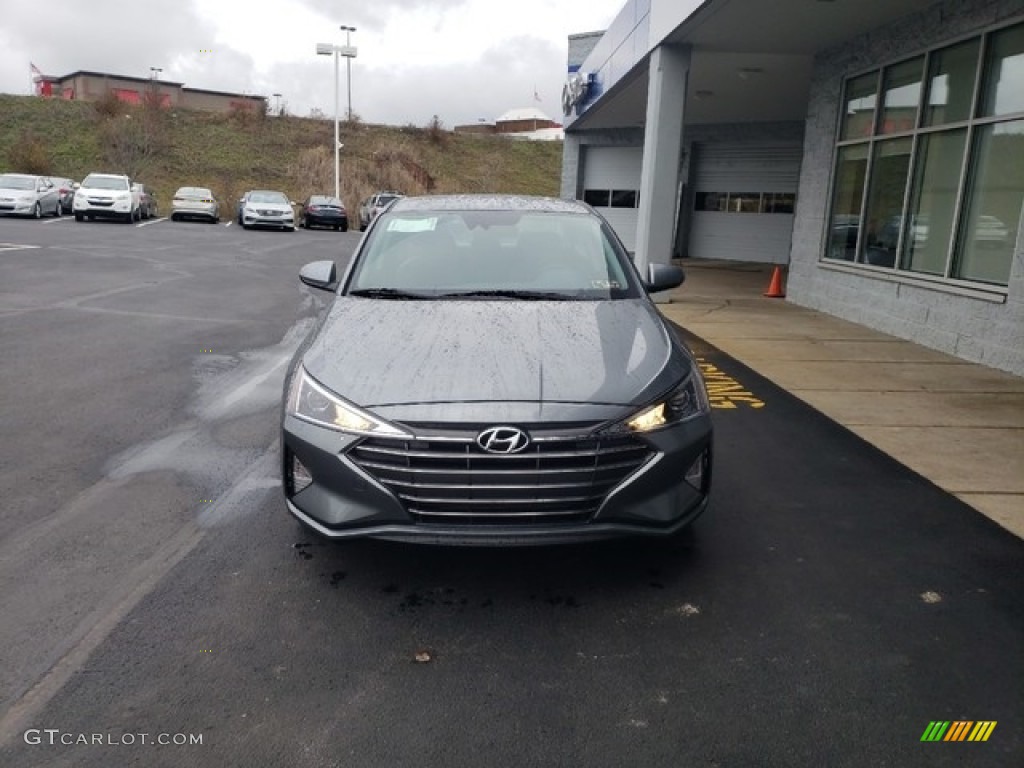 2019 Elantra SEL - Machine Gray / Gray photo #2