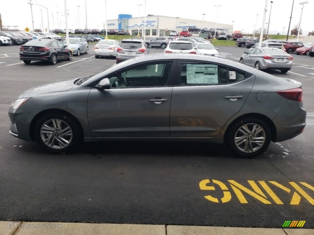 2019 Elantra SEL - Machine Gray / Gray photo #4