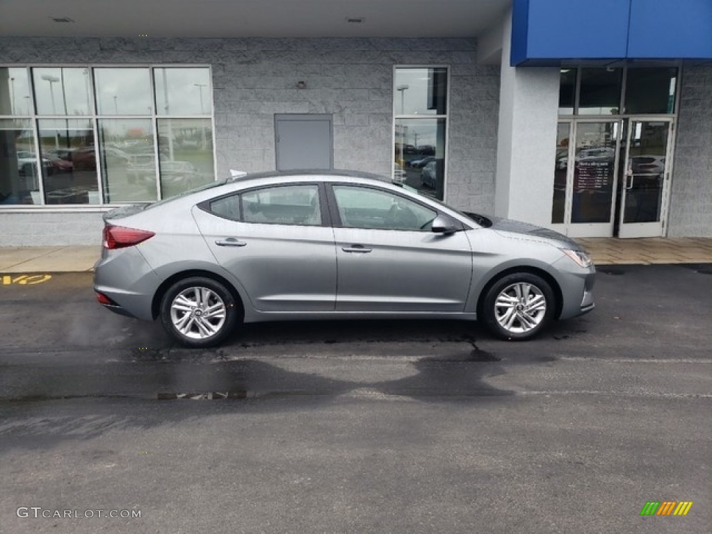 2019 Elantra SEL - Machine Gray / Gray photo #8