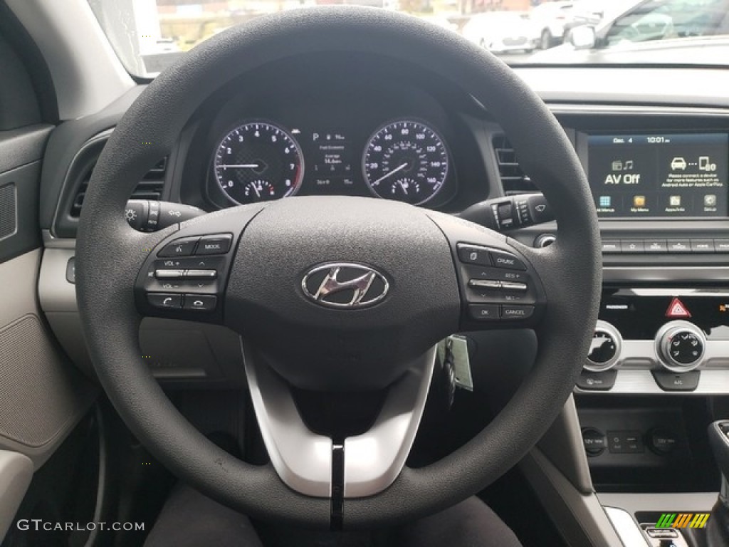 2019 Elantra SEL - Machine Gray / Gray photo #16