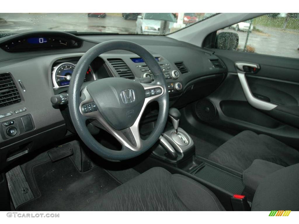 2008 Civic EX Coupe - Rallye Red / Black photo #12