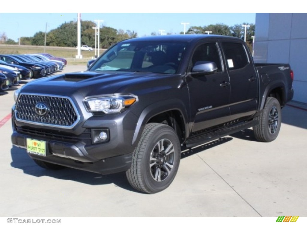 Magnetic Gray Metallic 2019 Toyota Tacoma TRD Sport Double Cab Exterior Photo #130753305