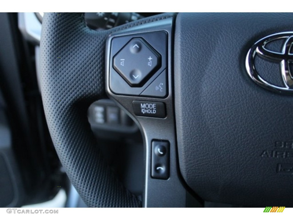 2019 Toyota Tacoma TRD Sport Double Cab TRD Graphite Steering Wheel Photo #130753491