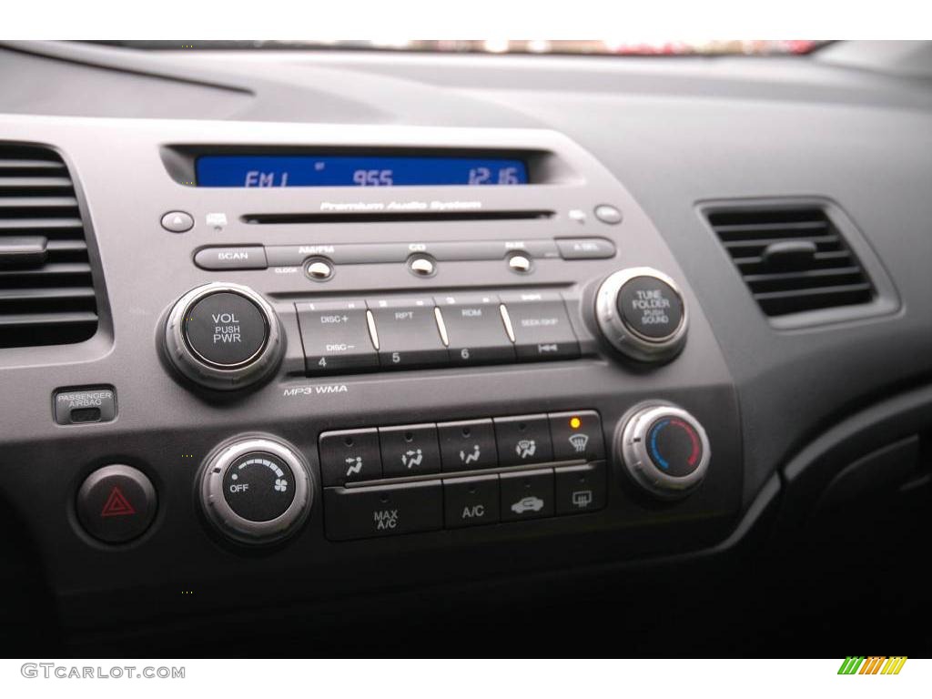 2008 Civic EX Coupe - Rallye Red / Black photo #17