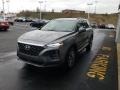 2019 Machine Gray Hyundai Santa Fe SEL Plus AWD  photo #3