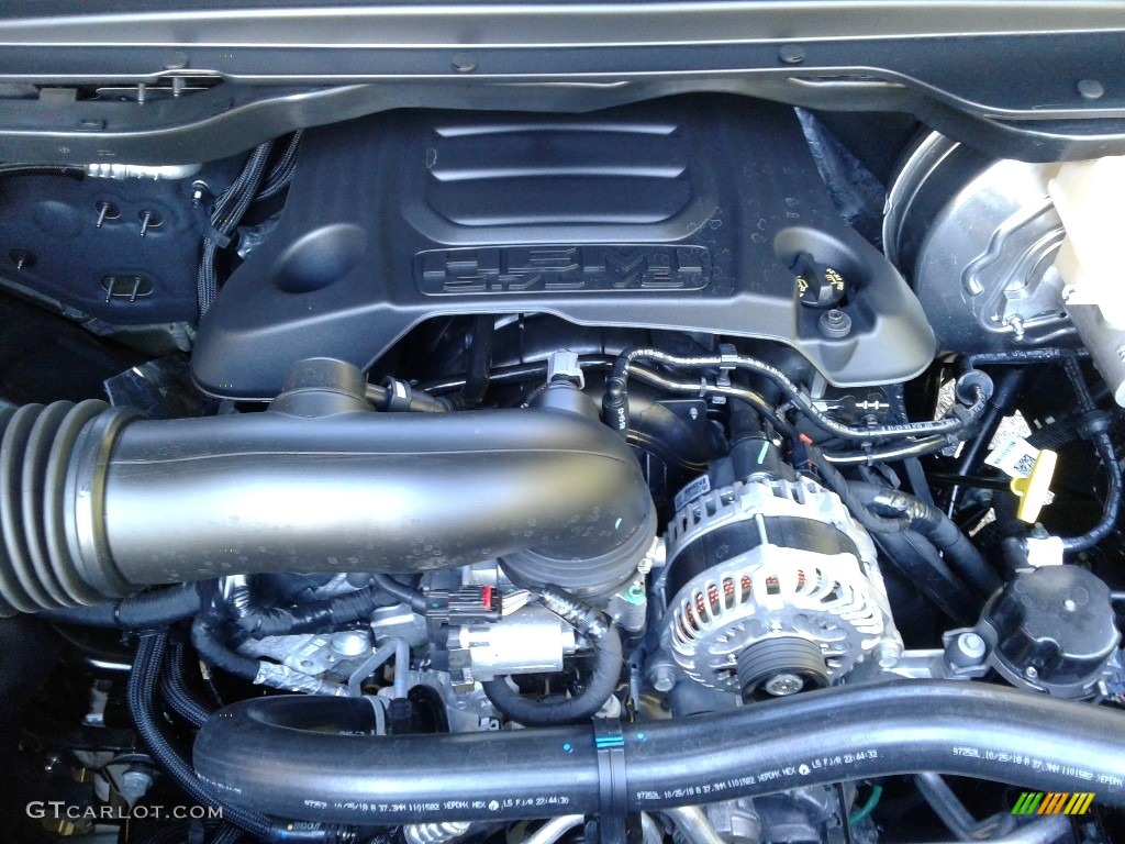 2019 1500 Laramie Crew Cab 4x4 - Granite Crystal Metallic / Black photo #36